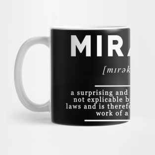 Miracle Definition Meaning Black Edition Mug